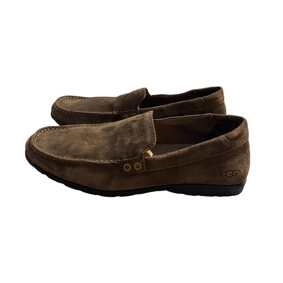 UGG Australia Other - UGG Australia Ballard brown leather slip on dressy casual loafers size 10